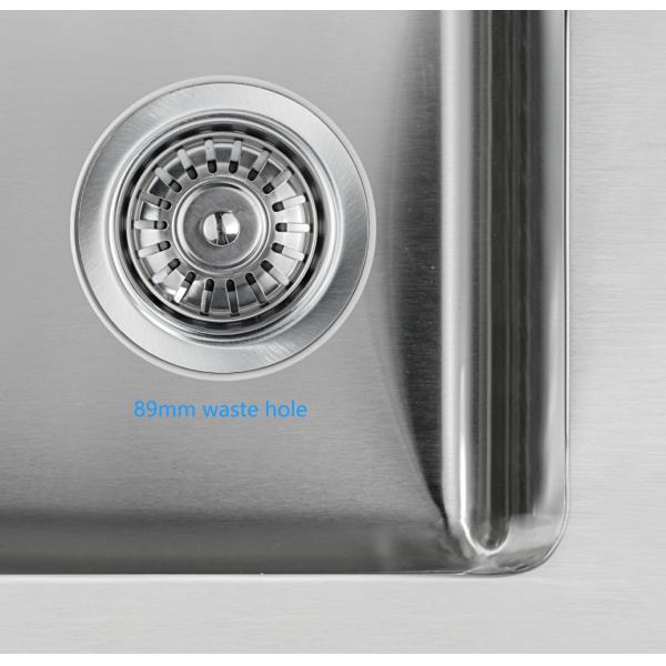 Factory Wall Mounted Hung Single Wash Trough Basin Utility Stainless Steel 304 With Splash Back