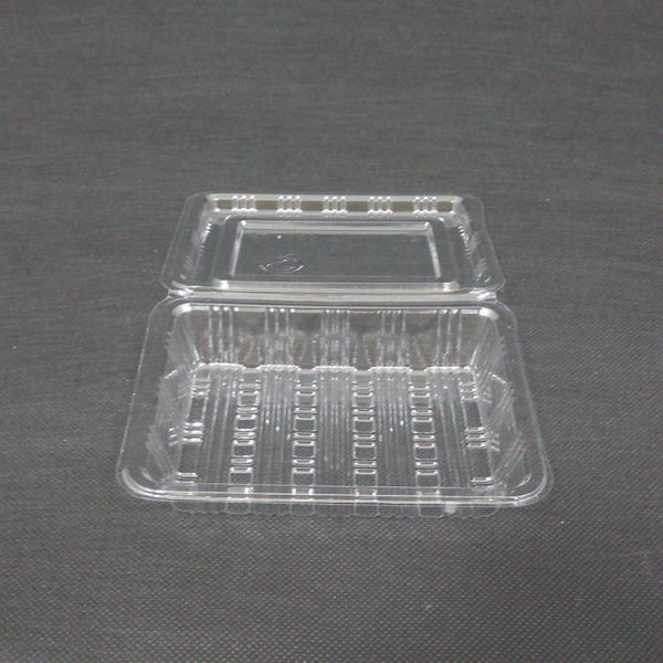 cake plastic box or fruit pastry disposable plastic box disposable transparent food box for supermarket or