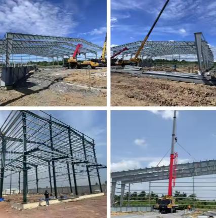 Meilleur vendeur de bâtiment d'entrepôt de structure en acier préfabriqué de Chine avec un bon prix