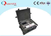 Máquina inalámbrica del retiro del moho del laser de la fibra de la caja 100W del equipaje de Bluetooth Connecttion