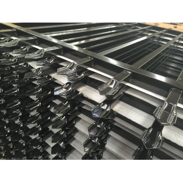 hot dipped galvanized and PVC powder coated aluminium fence or Garrison fence for Garden