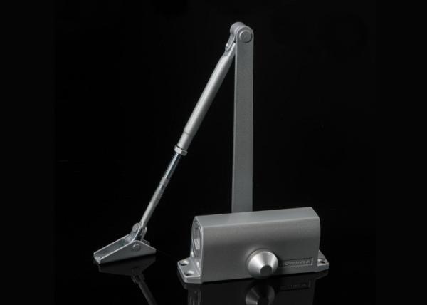 Fire Safety Small Aluminum Door Closer Light Duty Regular Arm Noiseless Easy Close