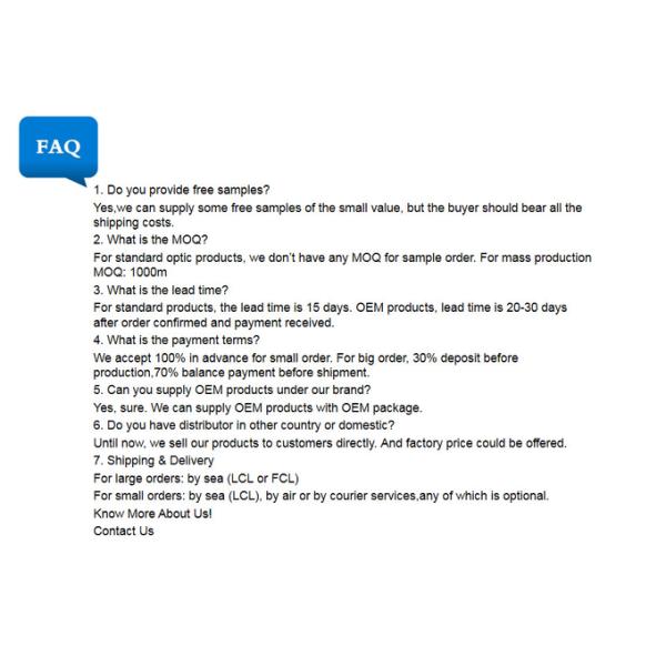 Flexible Fiber Optic Patchcord FRP Reinforced Cable PVC/LSZH/OFNP Jacket Drum Pack -40.C~85.C