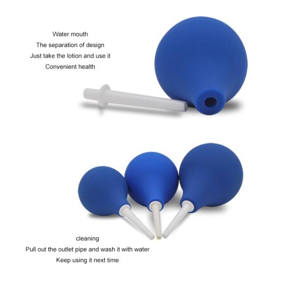 Toiletry Vaginal Douche Cleansing Butt Enema Colon Ribbed Cleaner Touche Enema Bulb Pear Vaginal Douche Pump Device Body