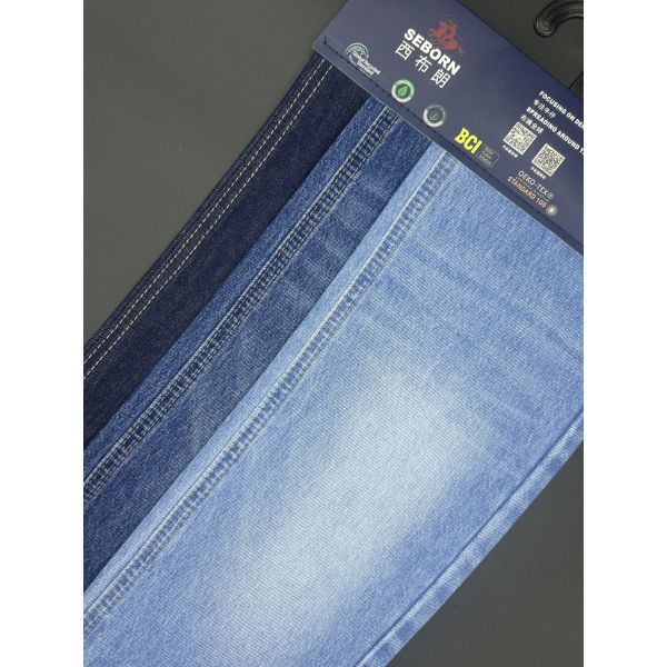 Soft Denim Fabric 100% Cotton Denim 9.8oz Light Weight Denim For Classic Shirts, Dresses And Jackets