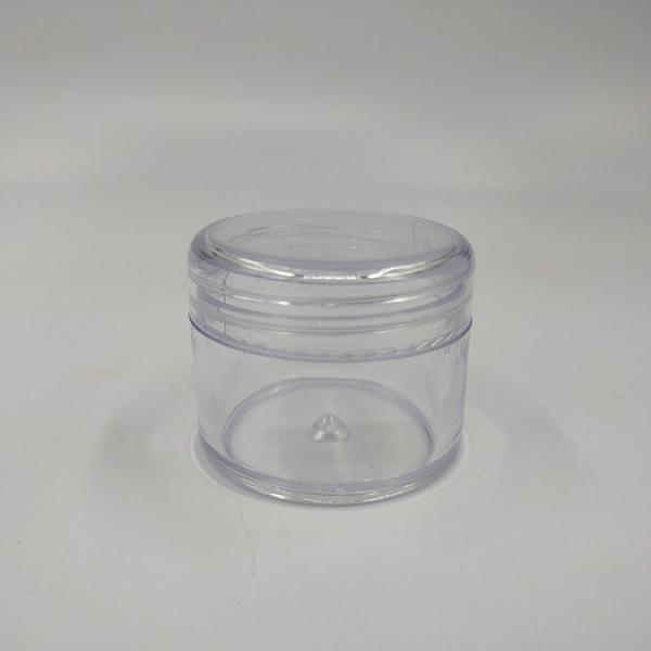 Boîtes en plastique cosmétique à surface lisse de capacité 10 ml 15 ml 30 ml 60 ml 80 ml 100 ml 120 ml 150 ml pour la collection de cosmétiques