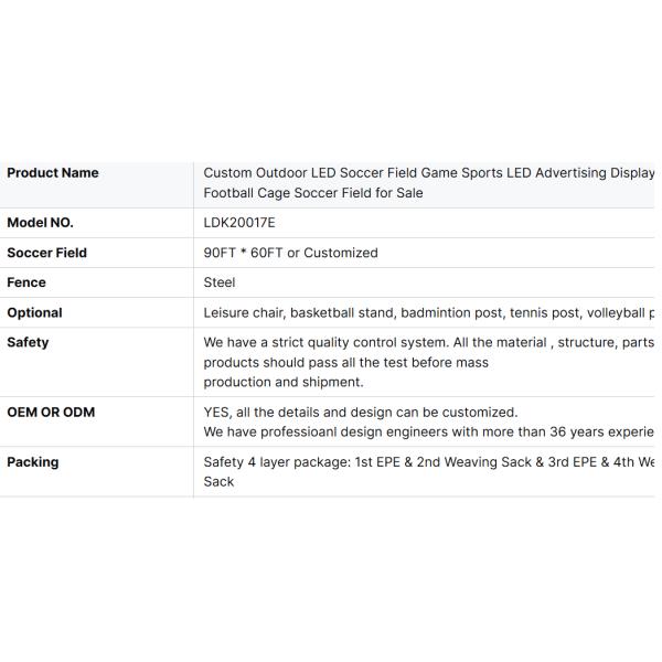 Premium LED Football Field System – Weather-Resistant Small-Sided Soccer Facility with Low-Maintenance Lighting