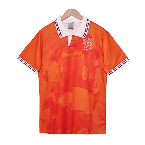 Netherlands Retro 1996 European Cup Home Jersey High Restoration Support Batch Customization