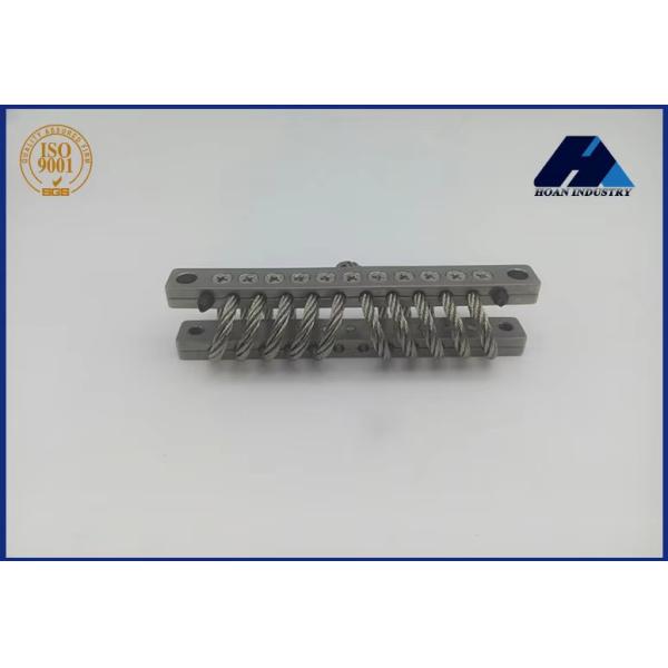Wire Rope Vibration Isolator 1/4 Inch Galvanized Steel 12 Inch Length