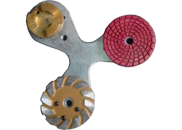 Máquina do Polisher de assoalho da pedra do mármore da fase monofásica com discos magnéticos/6 cabeças