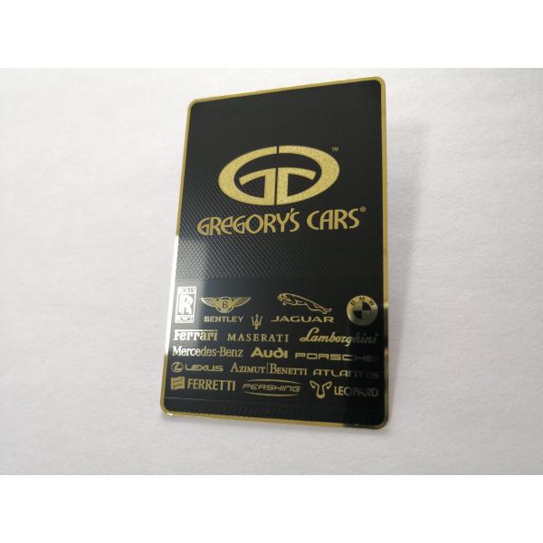 Glossy Etching Stainless Steel 0.3mm Metal Business Cards