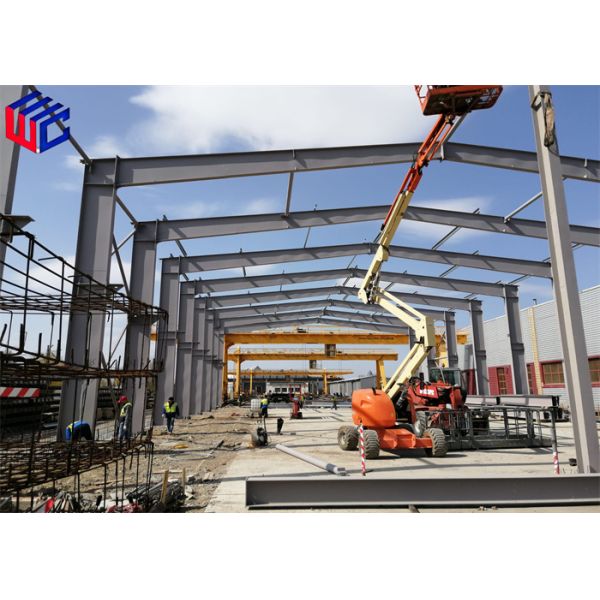 Structural Frame Steel Prefab Buildings Warehouse Fabrication Corrosion Resistance