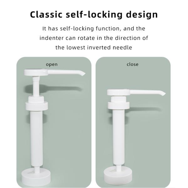 UKR30 43-400 de cierre suave Salsa de la bomba / grado alimenticio certificado por el laboratorio alemán TUV 10cc 15cc 20cc 30cc