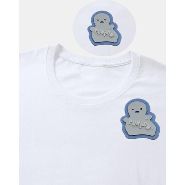 Белое Microfiber подгоняло напечатанный логотип силикона плиты ярлыка толстый для одежды