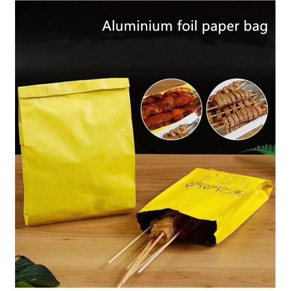 20gsm Aluminium Foil Laminated Takeaway Paper Bags