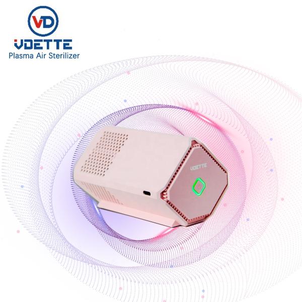 Compact Car Air Purifier with Customizable Colors and CE/FCC/RoHS Certified Plasma Air Sterilizer