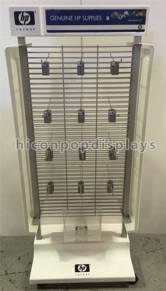 HP Products Point Of Purchase Merchandising Displays With Hooks / 2-Way Rack Stand