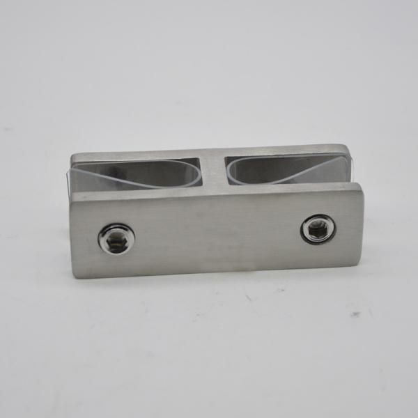 Stainless steel Glass Clamps 180 degree RS2313 plus, 80X25mm, thickness 5mm, SS304 satin, mirror, black