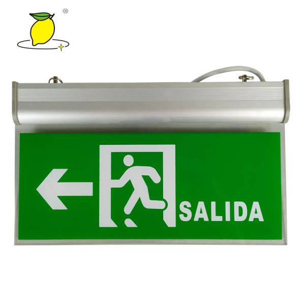 Professional LED Emergency Exit Sign For Factory Warehouse / Bar