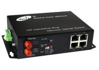 Commutateur gauche de Ring Recovery 1310/1550nm 4 Gigabit Ethernet