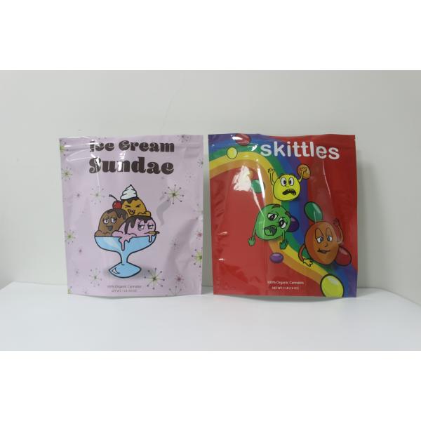 Глянцевая отделка Mylar ветвей мешки Малые стоящие цилиндр алюминиевая фольга Mylar мешки