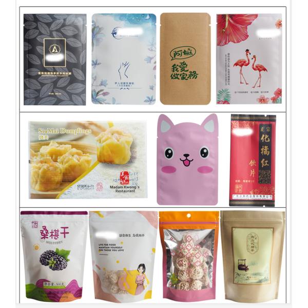 Impresión en serigrafía farmacéutica Bolsa de papel de aluminio 10C Bolsa de papel de aluminio Bolsa de cierre con cremallera