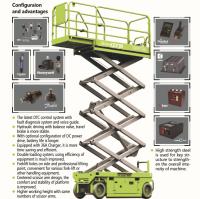 A plataforma de trabalho 450kg elevada de AWP EWPs 9m 29ft capacidade hidráulica scissor o elevador para alugar