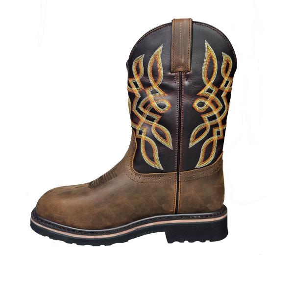 Rubber EVA Sole Material Goodyear Protection Footwear For Long Lasting Work Shoes Cowboy Boots