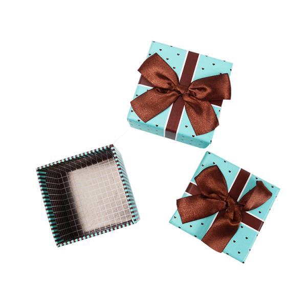 Переработанные материалы Маленький подарочный ящик для девочек Серёжки