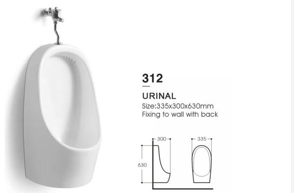 Pissing Porcelain Men Urinal Toilet Male Toilet Urinal Bowl Top Spud