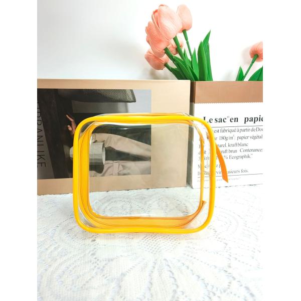 Promotion Sale Fashion Style Waterproof Clear Makeup Bag for Your Cosmetic Collection