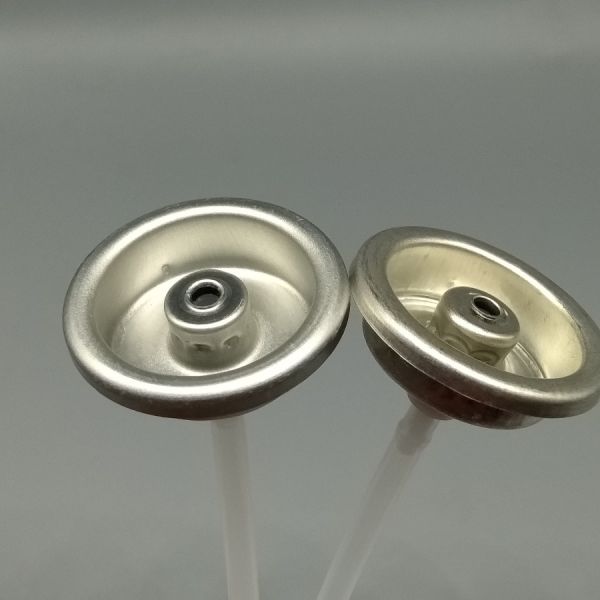 Válvula de aerosoles femenina para envases adhesivos de pegamento y de contacto