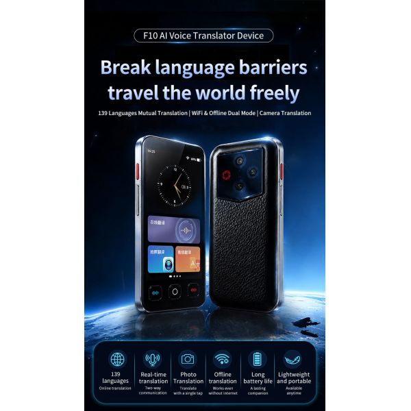 Intelligent Portable Simultaneous Translation 139 Languages Bilingual Translator