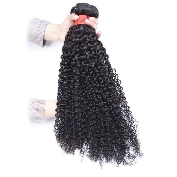 Full Cuticle 100%Virgin Human Hair Weave Kinky Curly Hair Bundle No Tangle