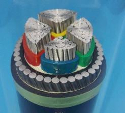 PVC Coated Insulated 4 Core 400mm Cable Steel Tape Sheathed 1kv