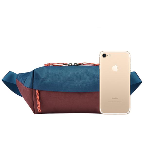 Fanny Waist Bag Pouch Polyester Sports Waist Pouch Waterproof Sling Crossbody Bag