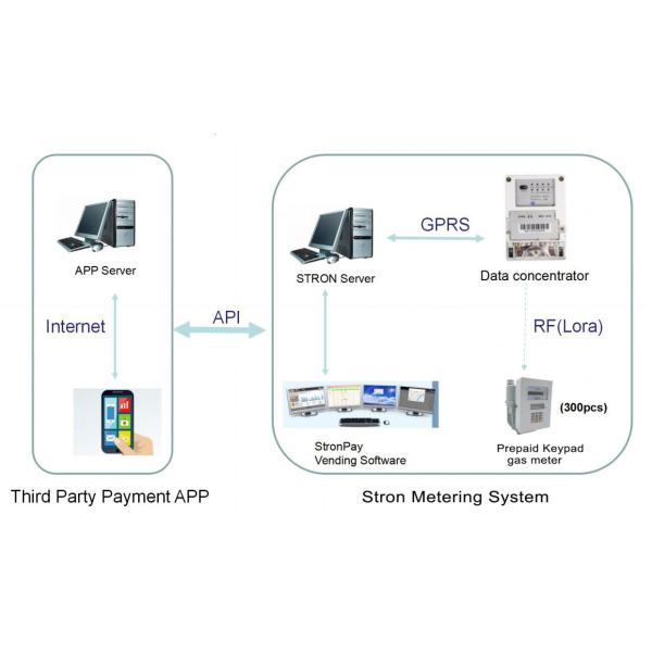 IP67 анти- газовый счетчик предоплаченный трамбовкой, портативный измеритель прокачки газа 1.6m3/H