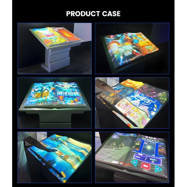 Виртуальная проекция книг-флипперов Ресторанный меню Интерактивный проектор