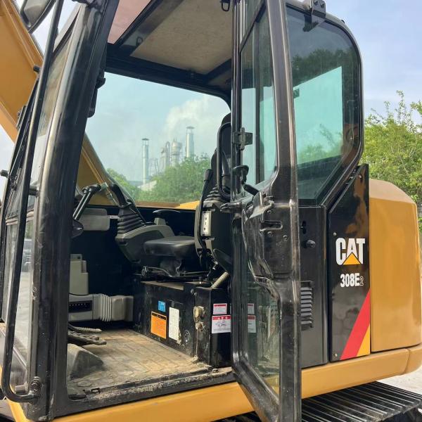 8 Ton CAT 308E2 Secondhand Caterpillar Excavator Japan Made Used CAT Crawler Excavator  Construction Machinery