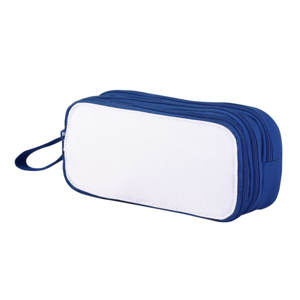 Customized Pencil Case With Zipper Durable Sublimation Blank Multifunctional Pencil Stationery Bag Gift