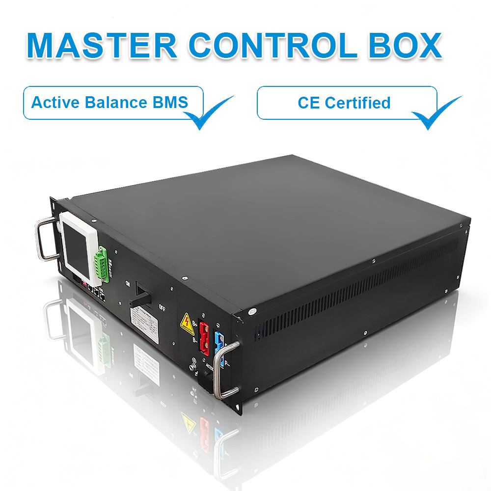 GCE 3U 96S 112S 128S 160S 307.2V 409.6V 512V  High Voltage Rack Battery Management System 260-600V 100A/125A for ESS, UPS, Microgrid & Industrial Energy Storage