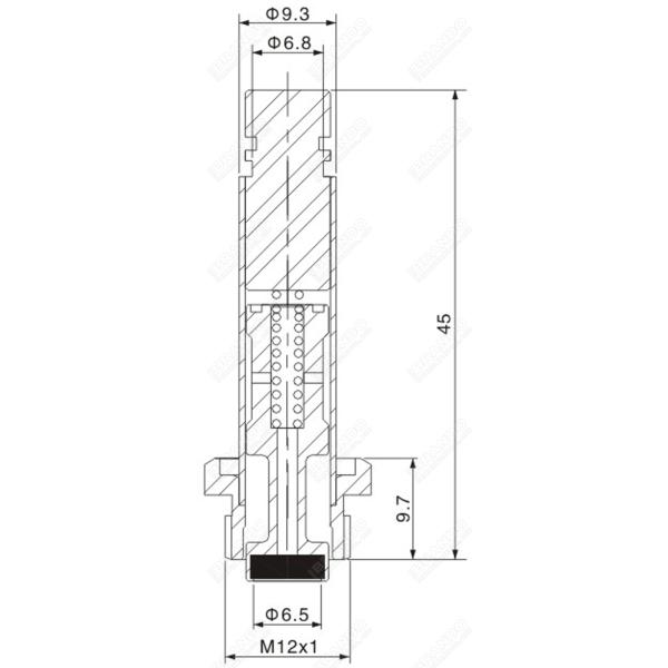 размер armature 12VDC катушка соленоида 3 омов для набора рельса инжектора Valtek LPG CNG