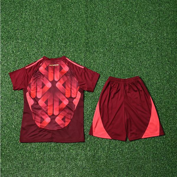 2025-26 Germany Away Childrens Football Jerseys Lightweight Quick Drying Support Custom Printing