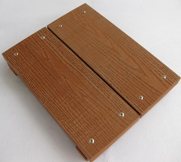 Antislip WPC Deck Flooring For Garden , Lawn , Balcony 140mm*25mm
