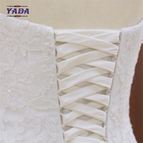 Новый дизайн дам без плеча стройный русалки хвост любимый платье белое дешевые свадебные платья