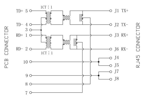 RTA-110AHQ1A  | LPJ1075-1BHNL Power Enable Rj45 350mA @57VDC continuous