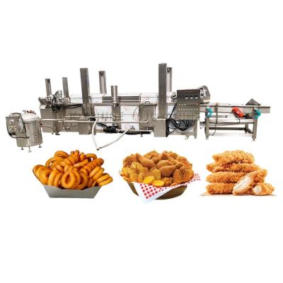 Máquina de fritura de massa de falafel de conveyor contínuo para lojas de alimentos e bebidas em 2022