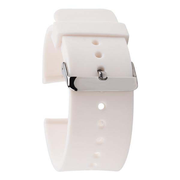 Largamente silicone flexível de borracha das faixas de relógio dos homens de 26mm 28mm impermeável