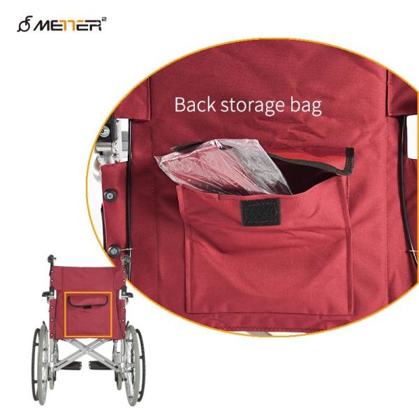 Складывая кресло-коляска алюминиевого пожилого CE облегченная ручная