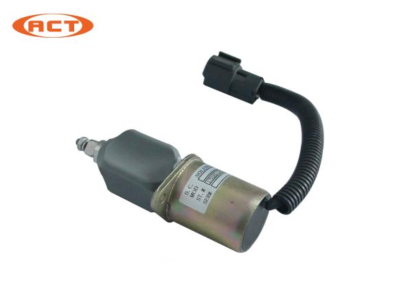 YAMA Excavator Engine Stop Solenoid Valve , Shut Off Solenoid 1751ES-12A3UC12 BIS